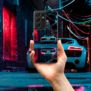Cyberpunk Audi R8 LED Case for Samsung