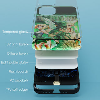 Synthwave Supra MK4 led case for Samsung