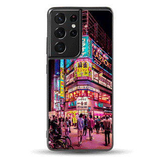 Cyberpunk Anime Aesthetic in TokyoLED Case for Samsung