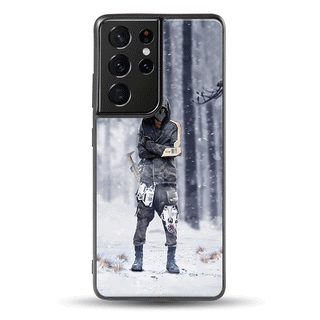 Cyberpunk Strong Man LED Case for Samsung