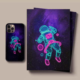 Psychedelic Spaceman LED Case for iPhone