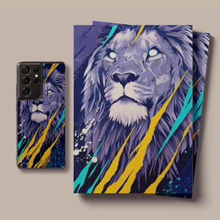 Lion Art LED Case for Samsung