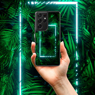 Tropical leaves LED Case for Samsung