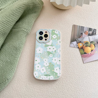 Green Floral Cute Cases For iPhone