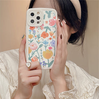 Painting Watercolor Flower Cute Phone Cases For iPhone