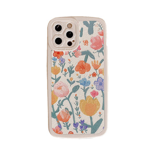 Painting Watercolor Flower Cute Phone Cases For iPhone