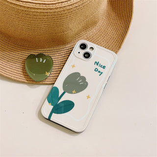 Nice Day Cute Cases For iPhone Tulip Stand