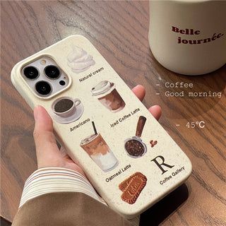 Coffee Doodle Cute Cases For iPhone
