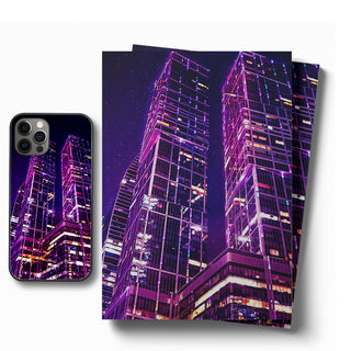 The Twin Blocks LED Case for iPhone